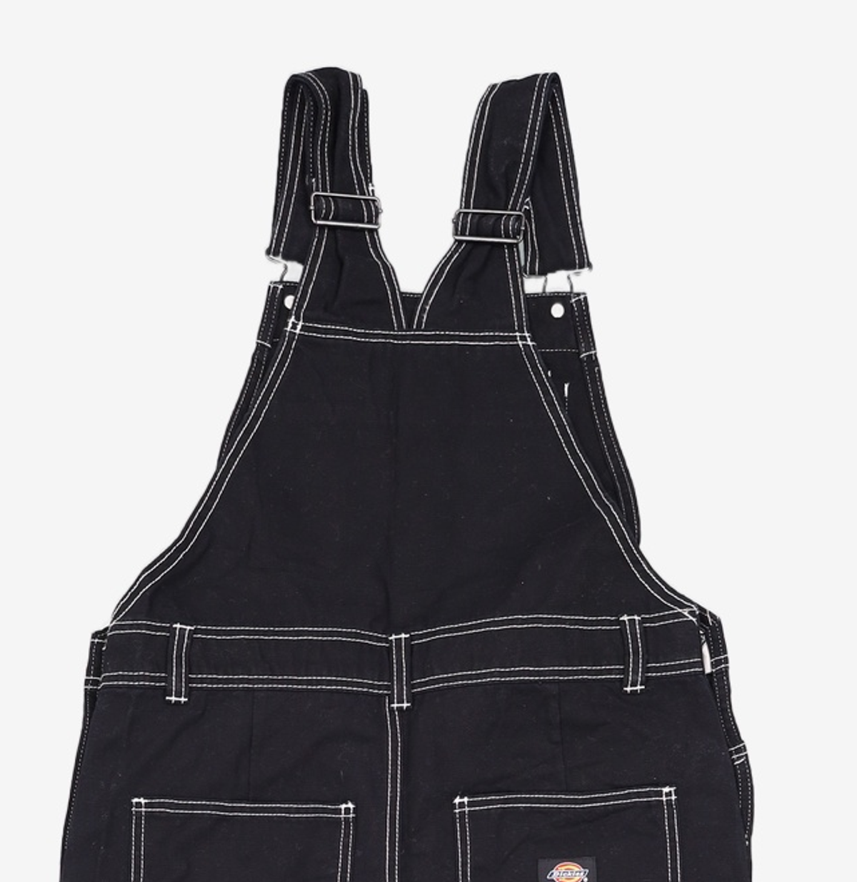 디키즈(DICKIES) 캔버스 BIB 블랙 S