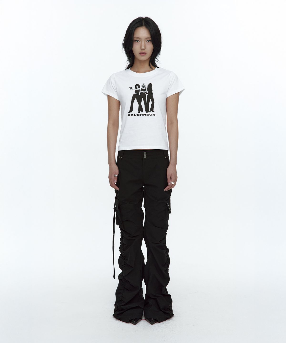 러프넥(ROUGHNECK) ME-3 T-Shirt White