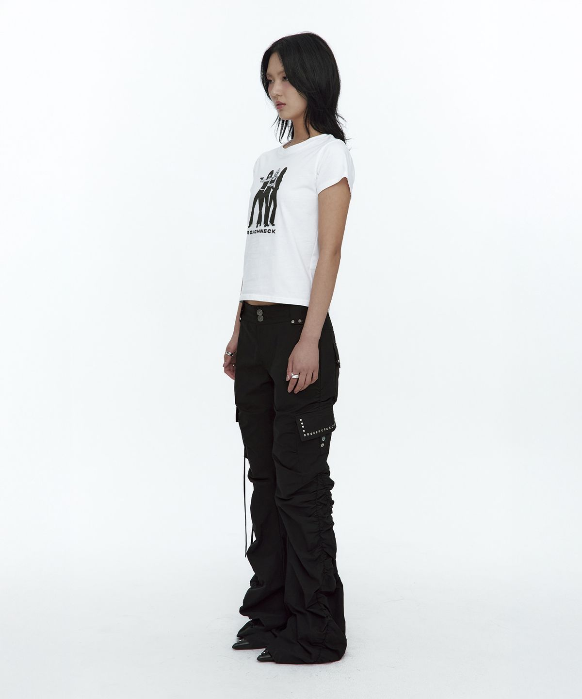 러프넥(ROUGHNECK) ME-3 T-Shirt White