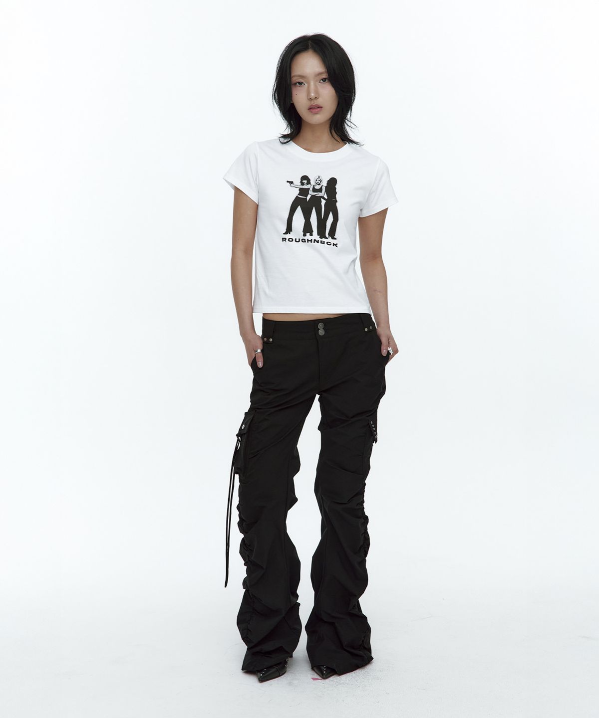 러프넥(ROUGHNECK) ME-3 T-Shirt White