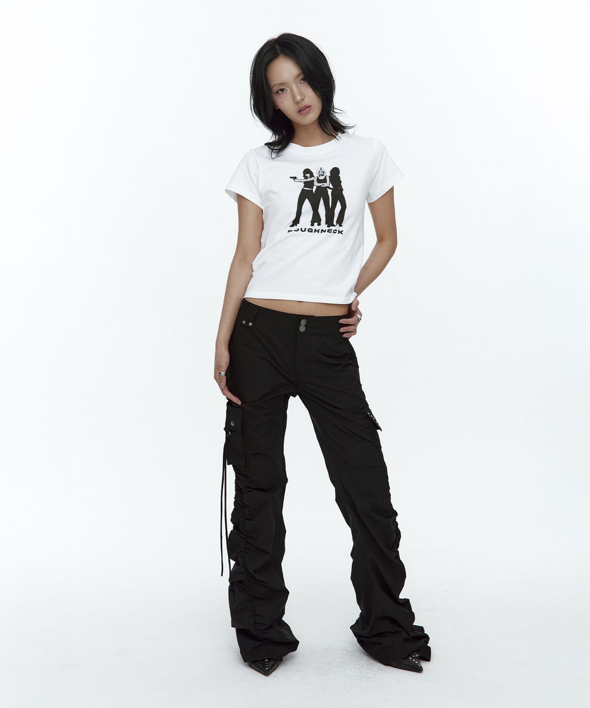 러프넥(ROUGHNECK) ME-3 T-Shirt White