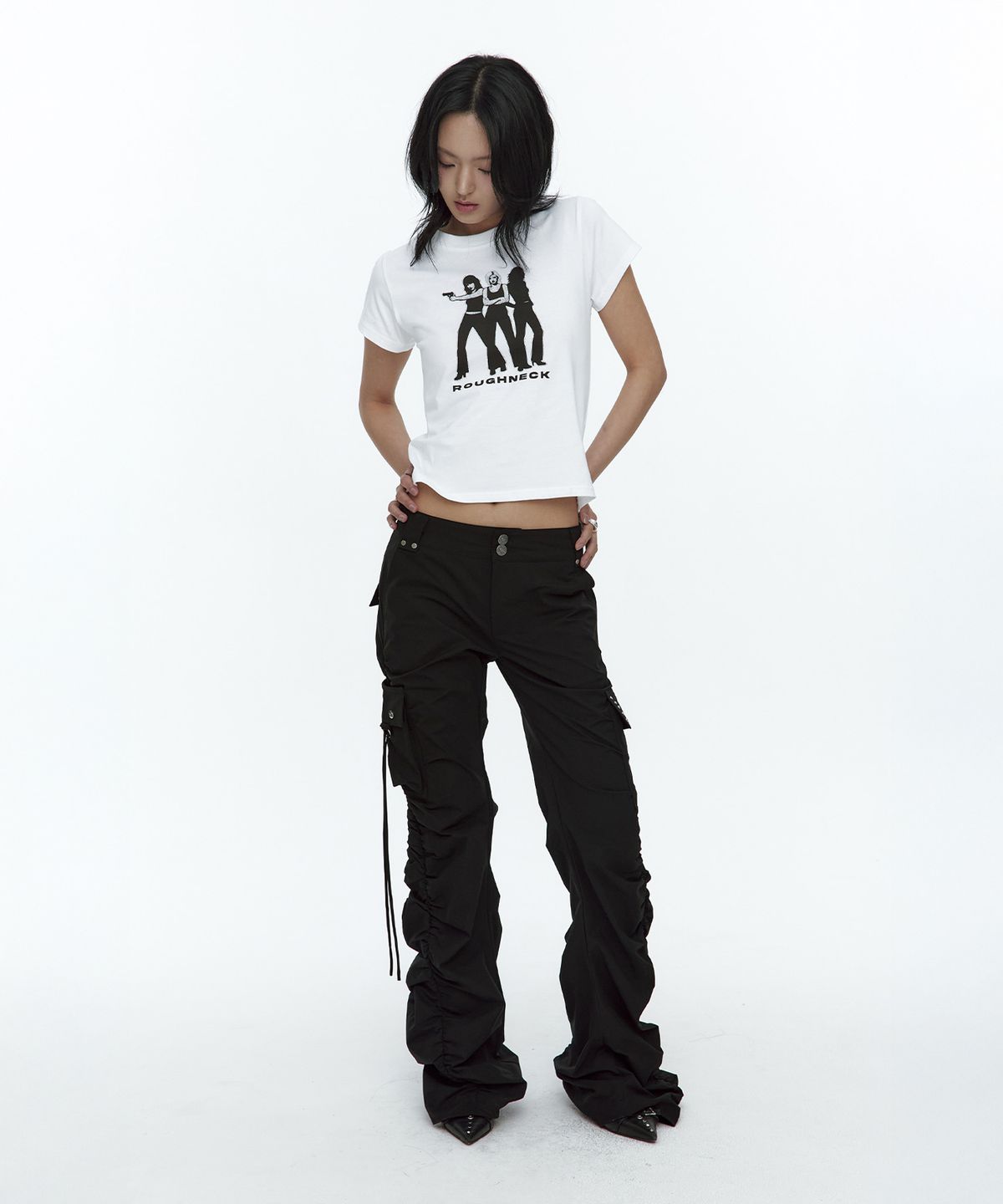 러프넥(ROUGHNECK) ME-3 T-Shirt White