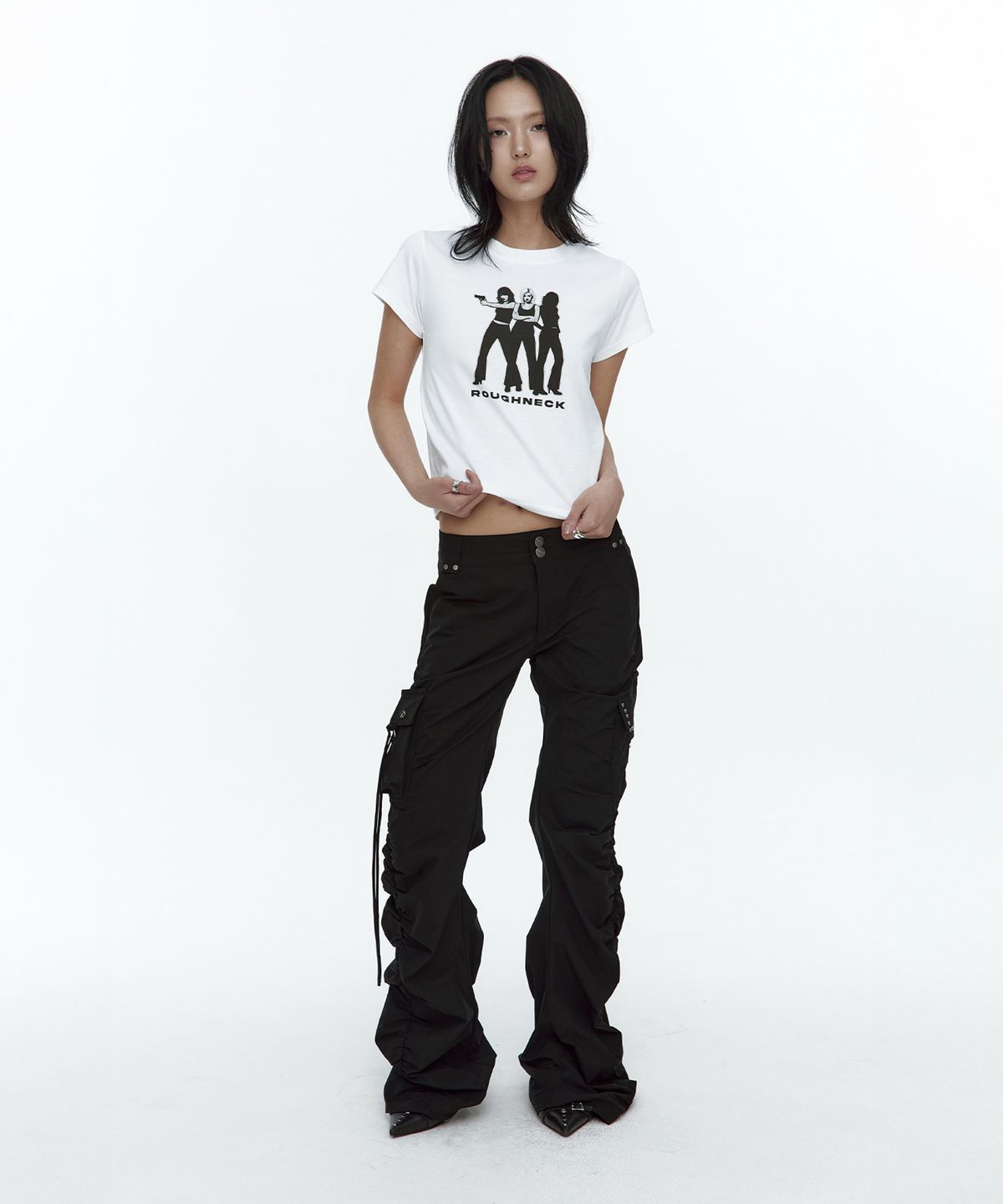러프넥(ROUGHNECK) ME-3 T-Shirt White