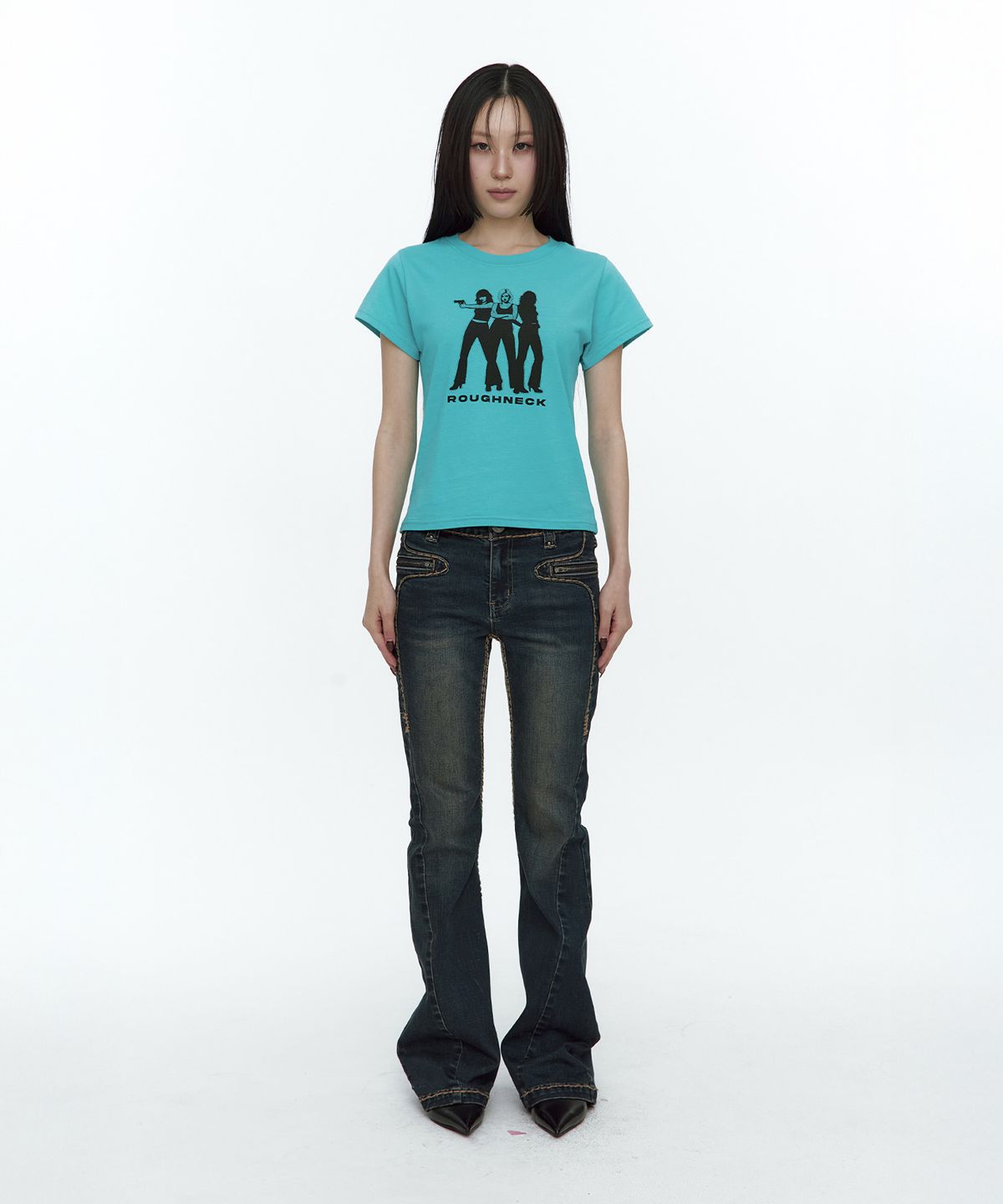 러프넥(ROUGHNECK) ME-3 T-Shirt Mint
