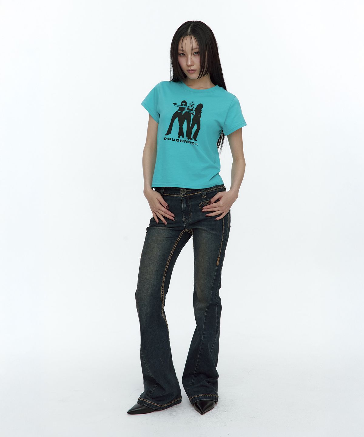 러프넥(ROUGHNECK) ME-3 T-Shirt Mint