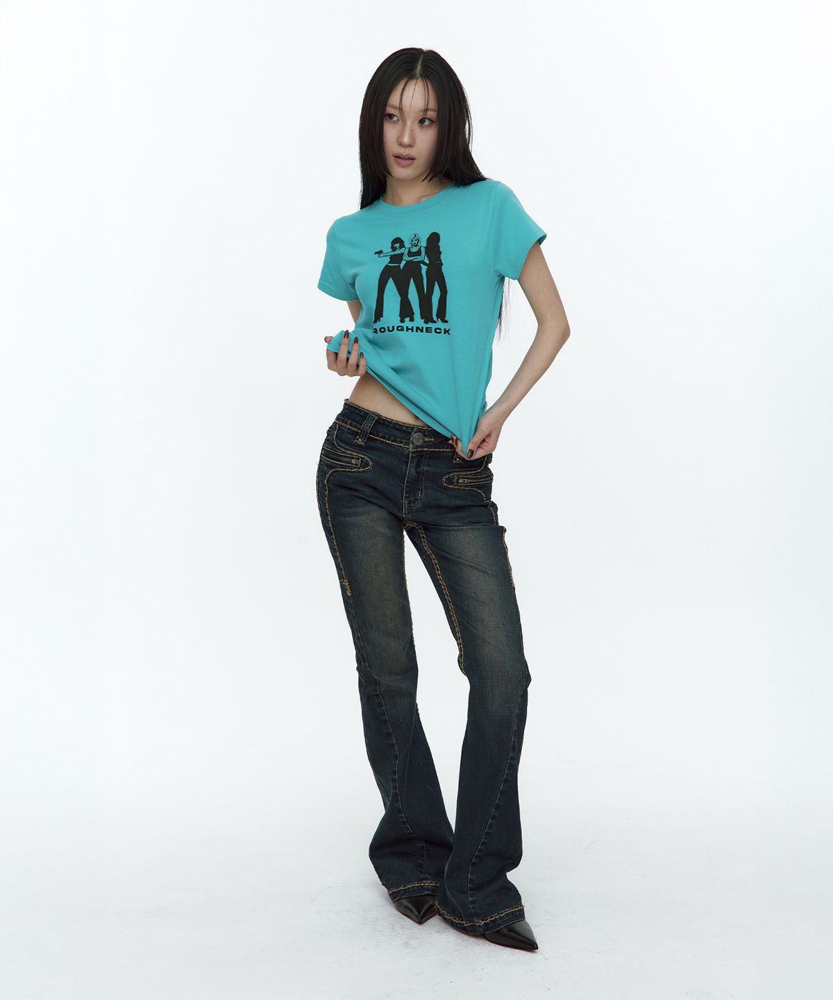 러프넥(ROUGHNECK) ME-3 T-Shirt Mint