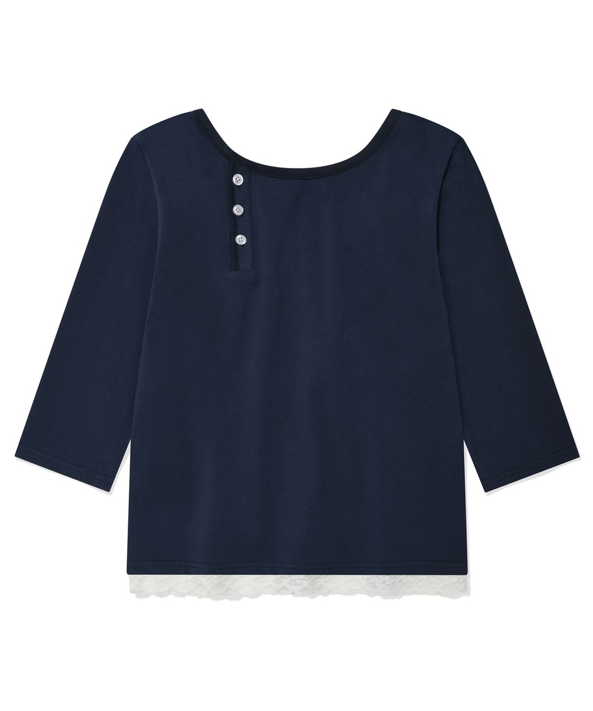 리트리버클럽(RETRIEVER CLUB) HENLEY NECK 7 CUT [NAVY]