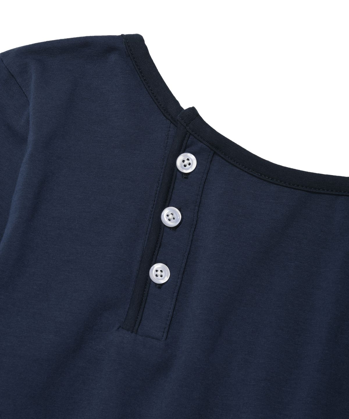 리트리버클럽(RETRIEVER CLUB) HENLEY NECK 7 CUT [NAVY]
