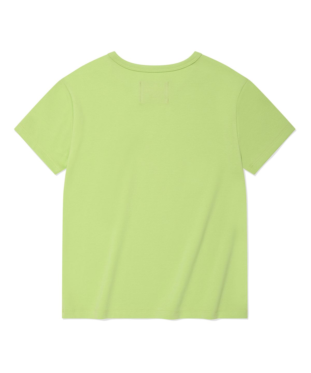 리트리버클럽(RETRIEVER CLUB) LINE STONE CROP TEE [LIGHT GREEN]