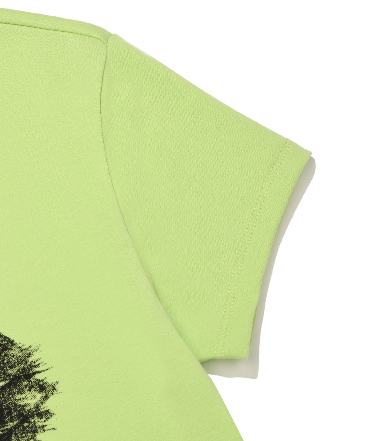 리트리버클럽(RETRIEVER CLUB) LINE STONE CROP TEE [LIGHT GREEN]