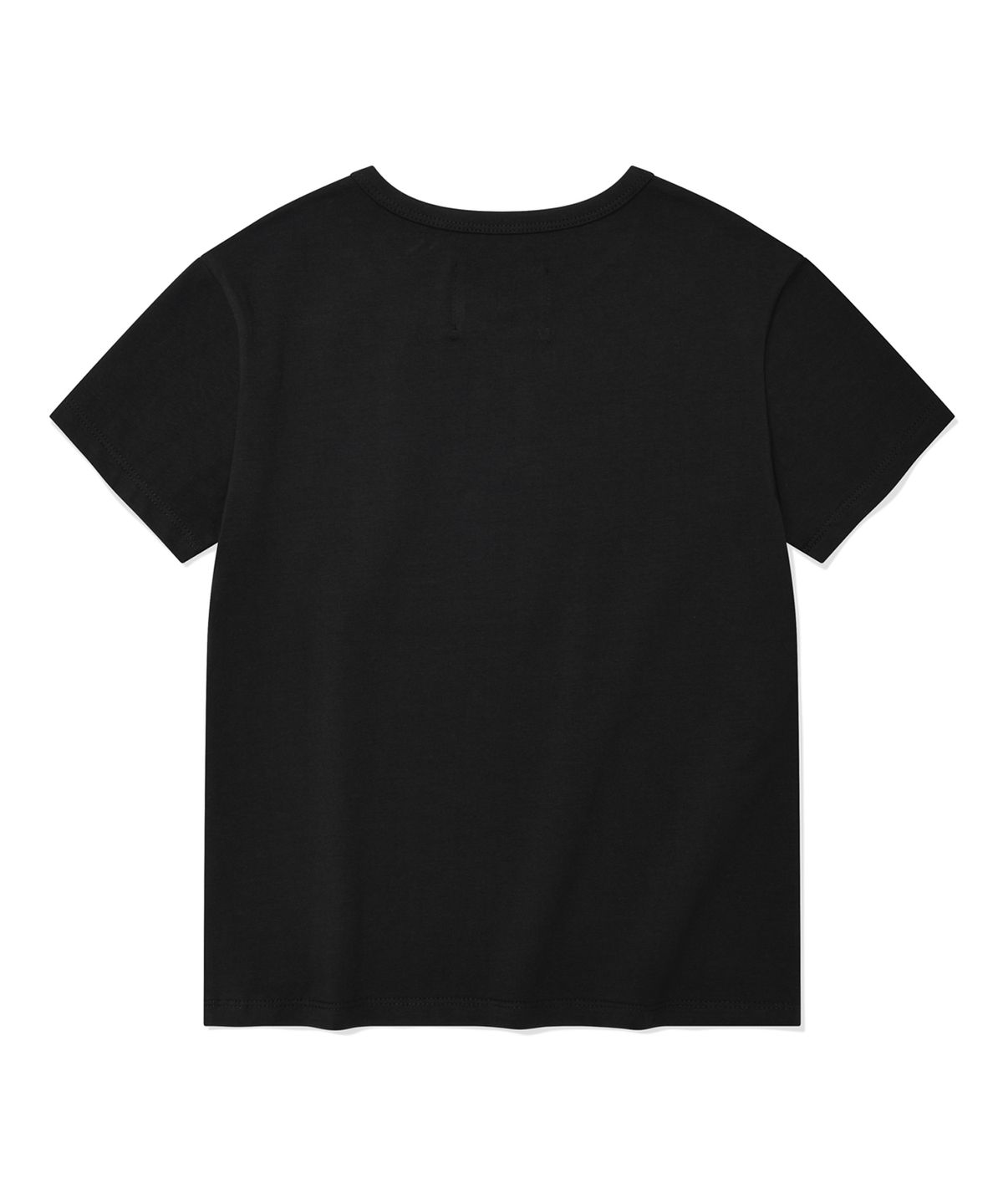 리트리버클럽(RETRIEVER CLUB) LINE STONE CROP TEE [BLACK]