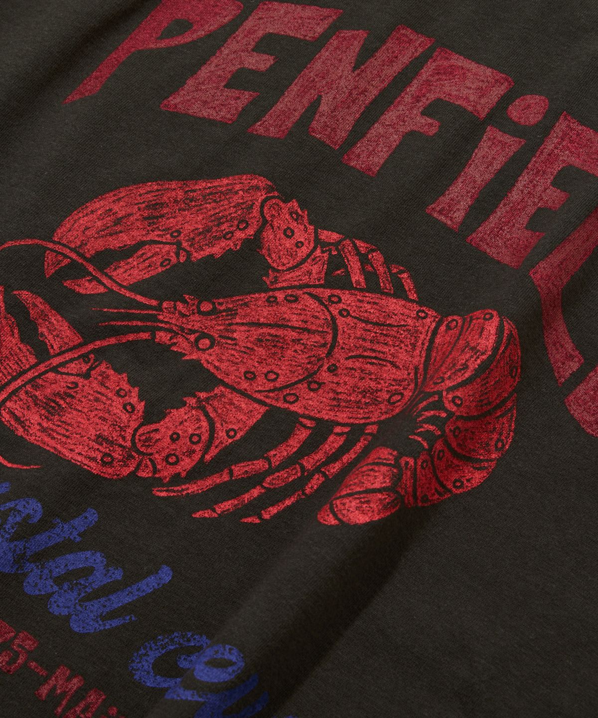 펜필드(PENFIELD) 크루셜 빈티지 아트워크 컷오프 슬리브리스 차콜_FS2KV41U