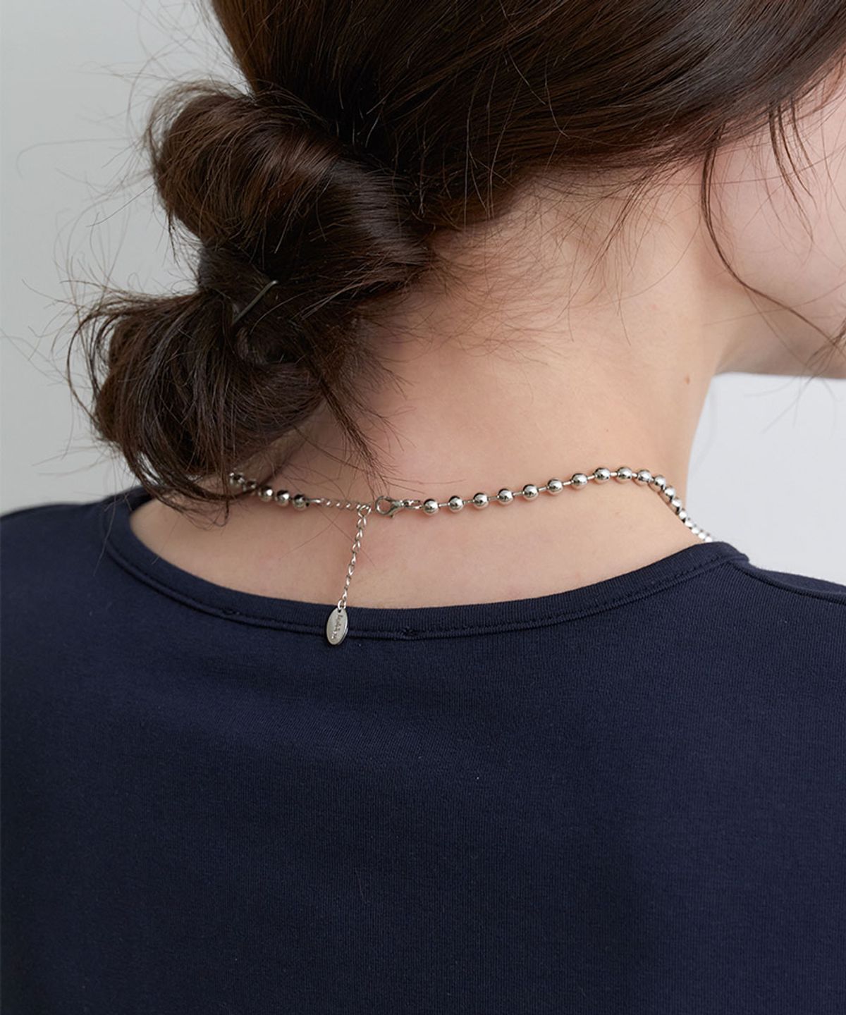 할렌(HALDEN) classic ball necklace (N058_silver)