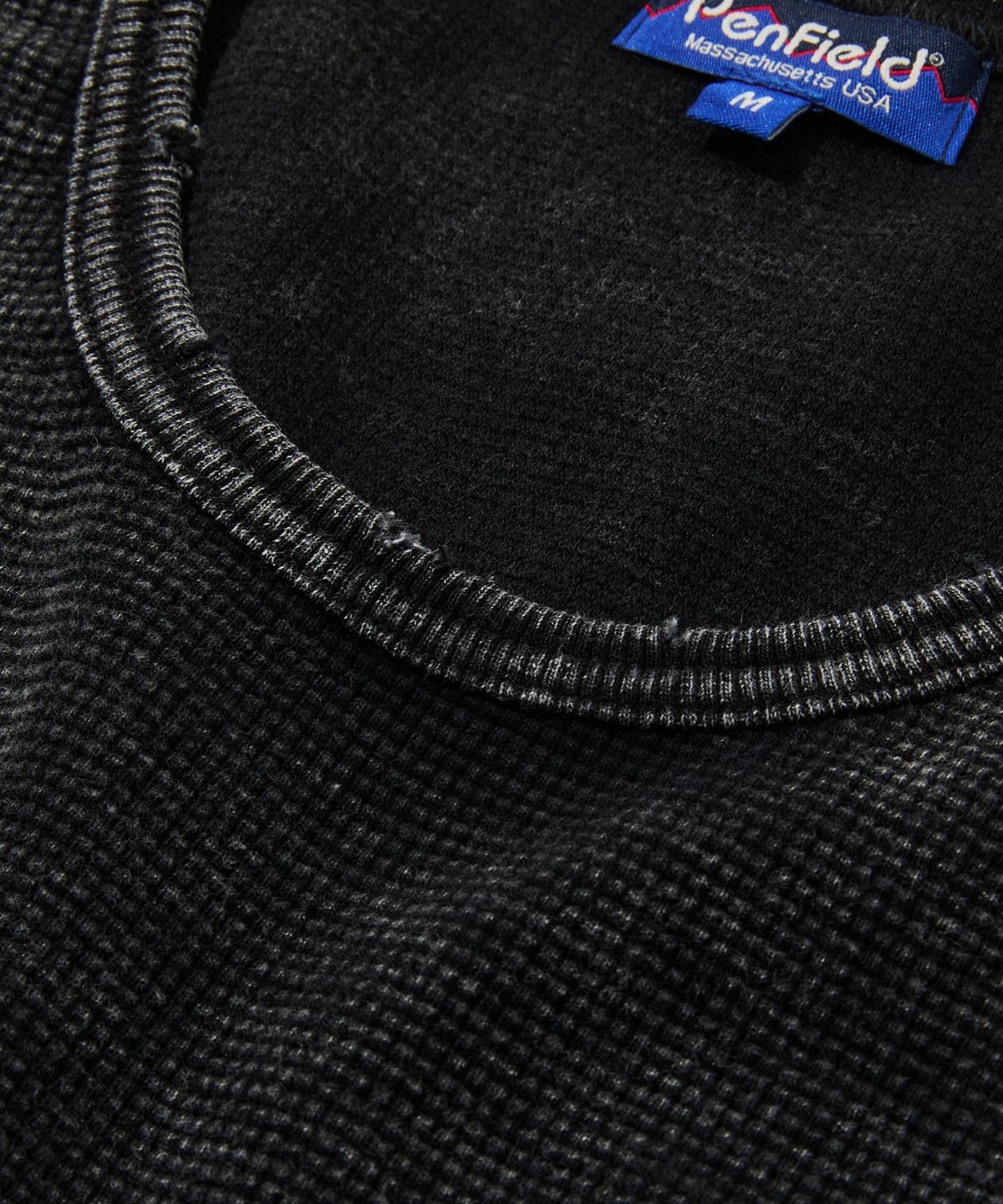 펜필드(PENFIELD) 디스트로이드 남성 다잉 슬리브리스 블랙_FS2KV80U