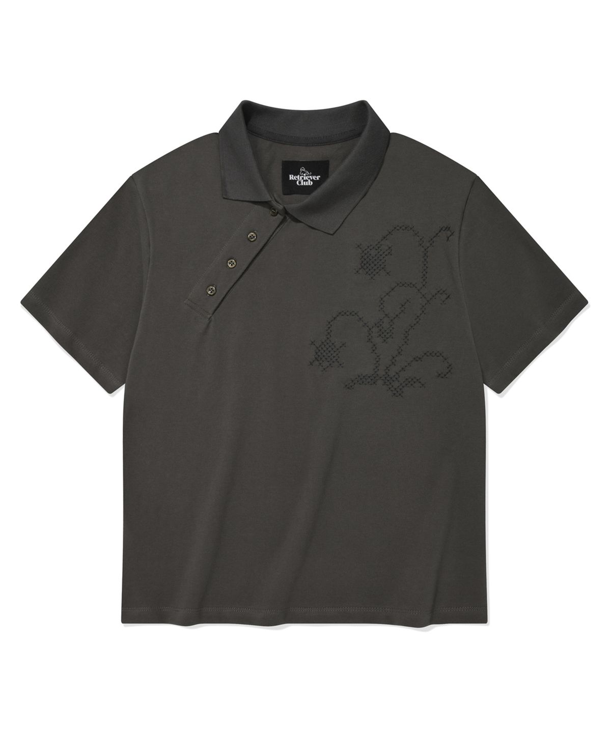 리트리버클럽(RETRIEVER CLUB) POLO SHIRT [CHARCOAL GRAY]