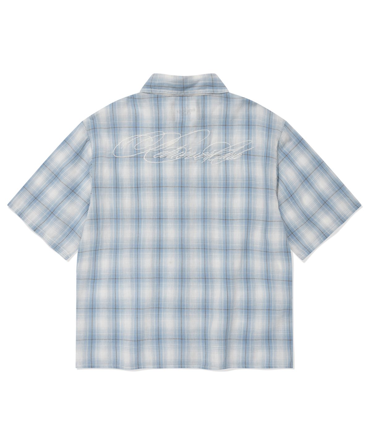 리트리버클럽(RETRIEVER CLUB) SLIM FIT CHECK SHIRT [BLUE]