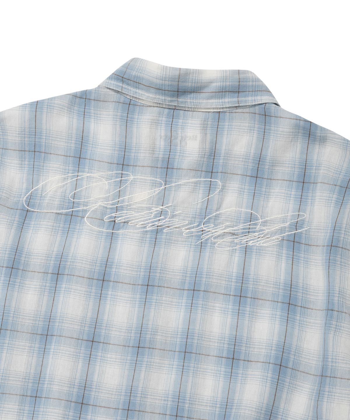 리트리버클럽(RETRIEVER CLUB) SLIM FIT CHECK SHIRT [BLUE]