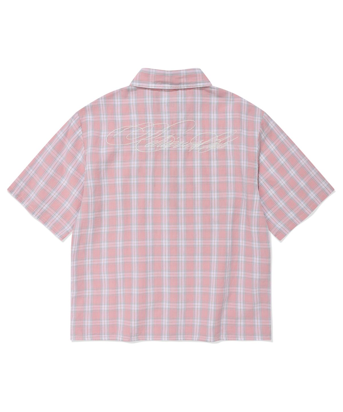 리트리버클럽(RETRIEVER CLUB) SLIM FIT CHECK SHIRT [PINK]