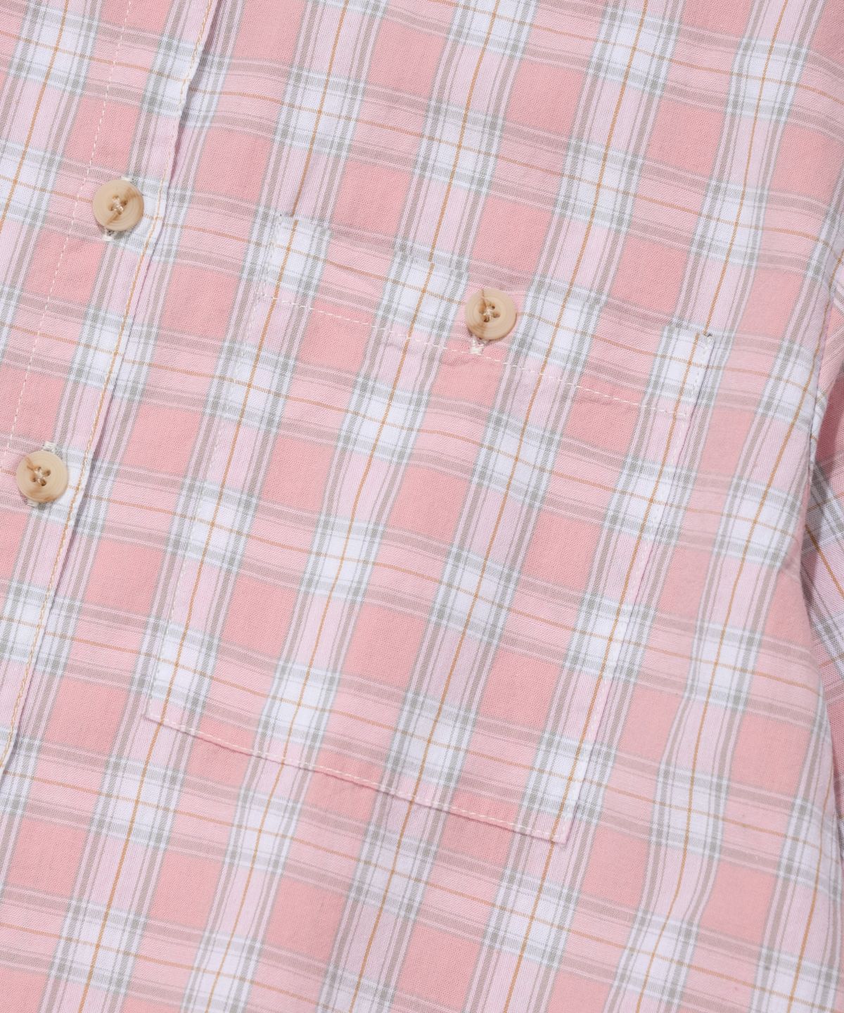 리트리버클럽(RETRIEVER CLUB) SLIM FIT CHECK SHIRT [PINK]