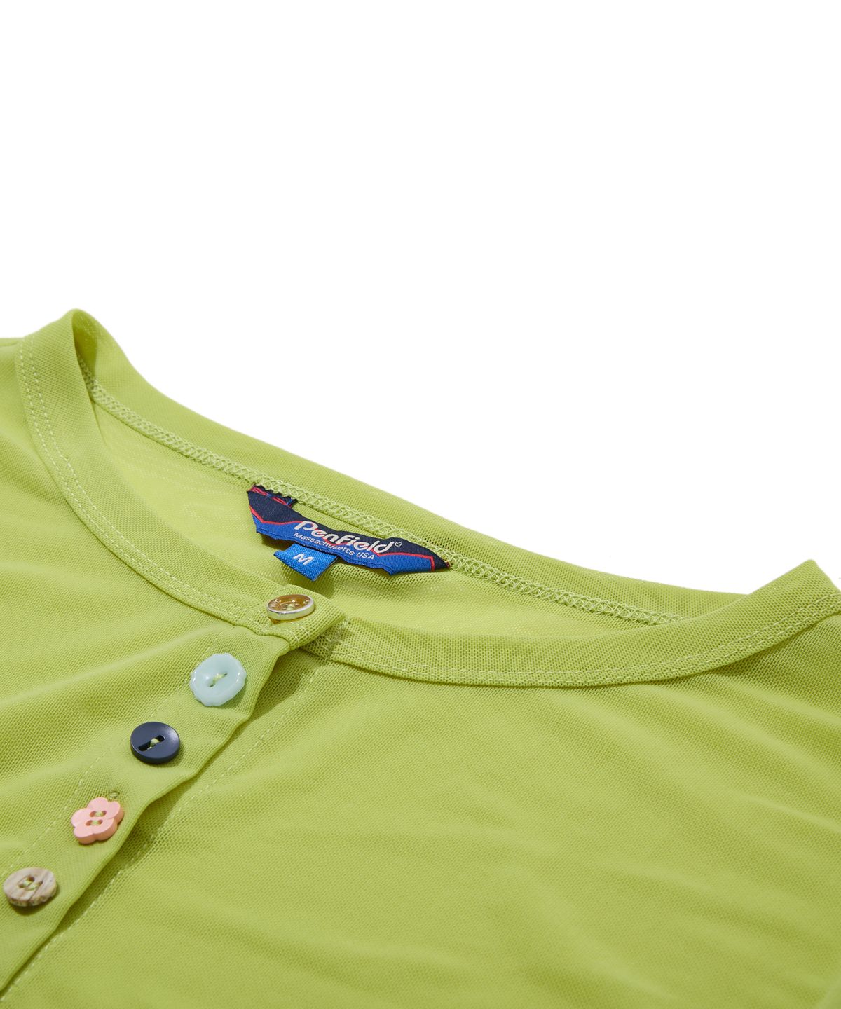 펜필드(PENFIELD) 시어 매쉬 가디건 올리브_FS2CG37U