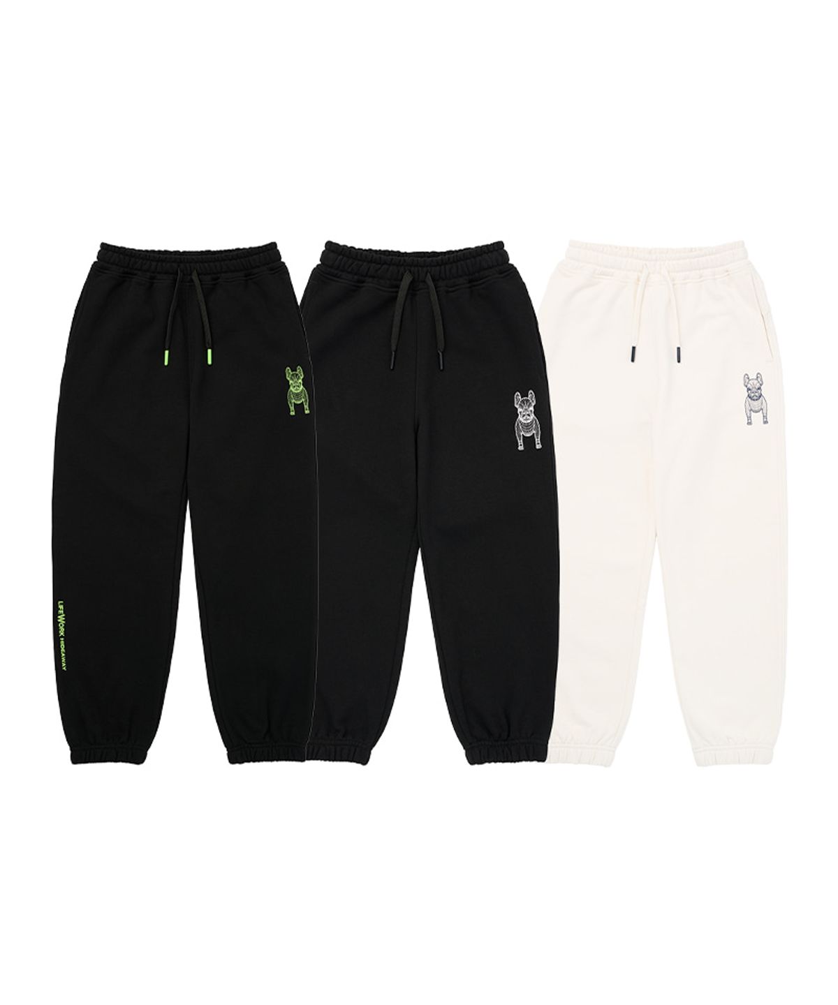 라이프워크 키즈(LIFEWORK KIDS) 키즈) 빅라독 프린팅 조거팬츠