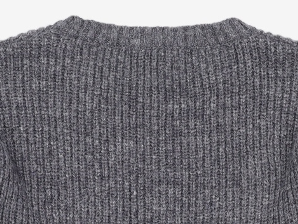 마틴플랜(MARTIN PLAN) Hera Patch Knit - GREY 100