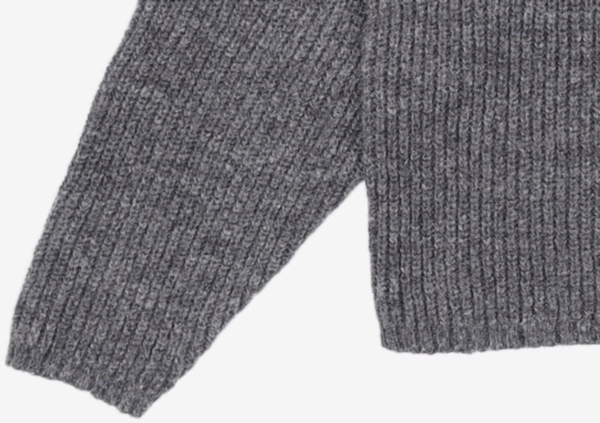 마틴플랜(MARTIN PLAN) Hera Patch Knit - GREY 100