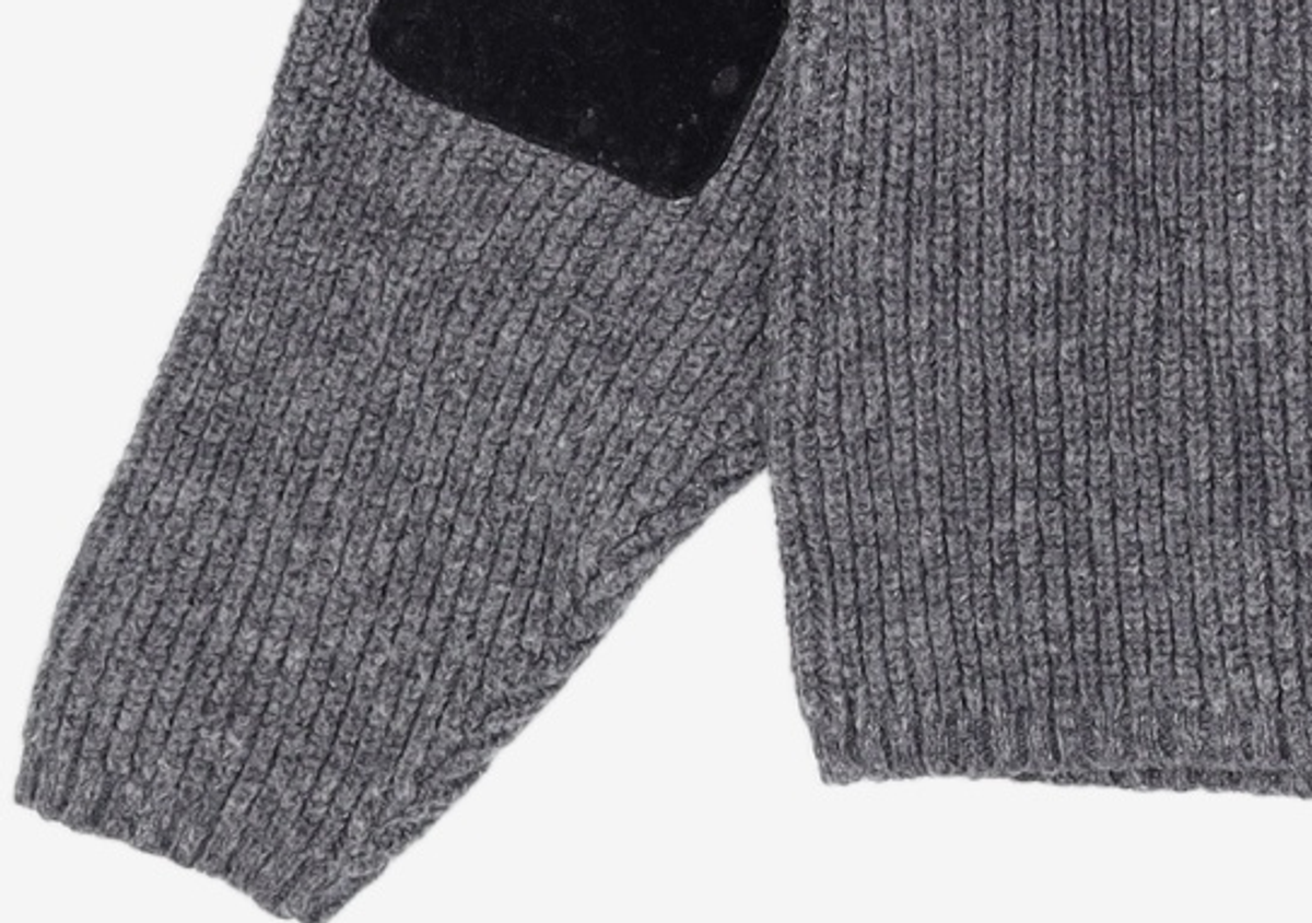 마틴플랜(MARTIN PLAN) Hera Patch Knit - GREY 100