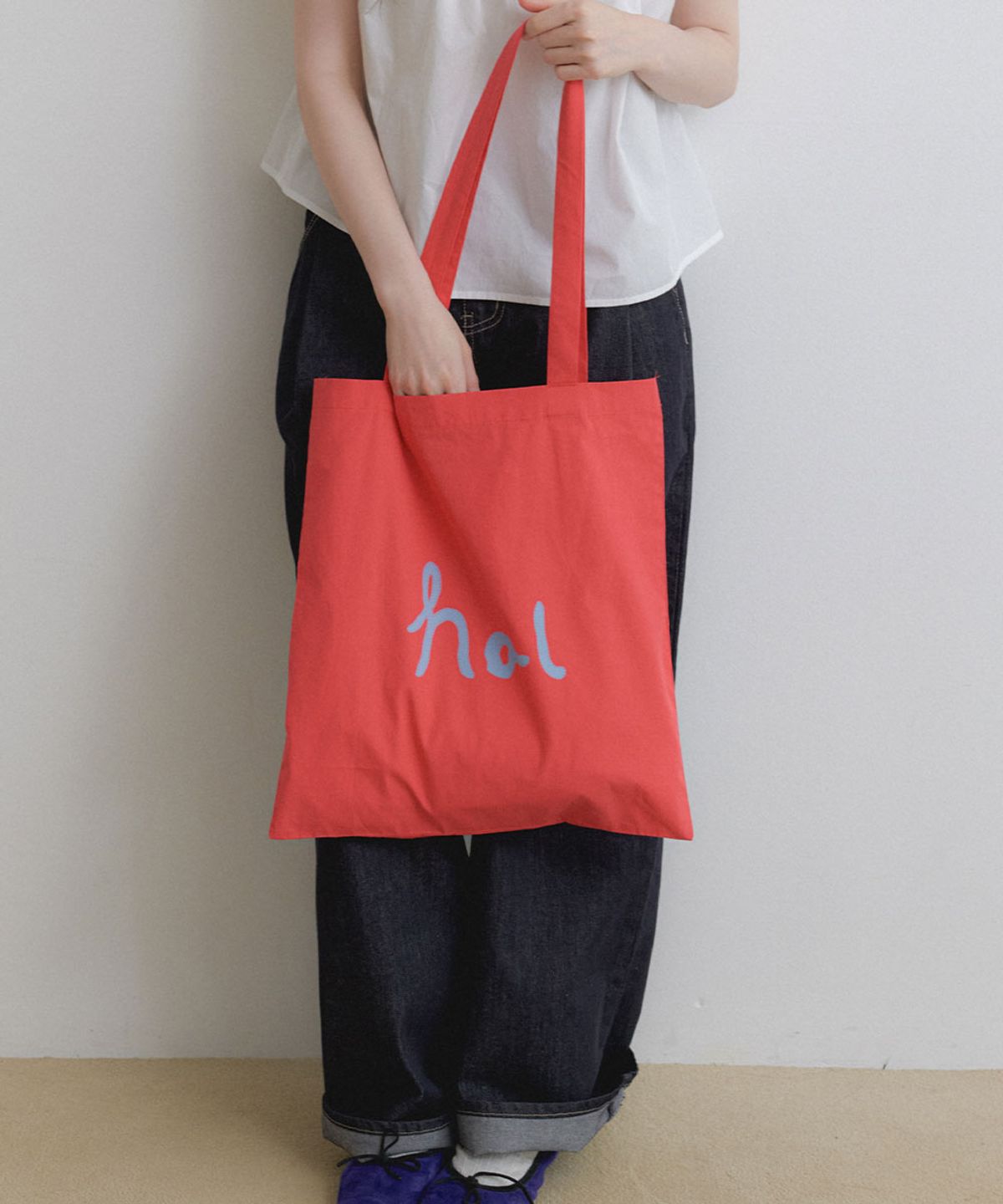 할렌(HALDEN) stitch logo daily eco bag (BA006_red)