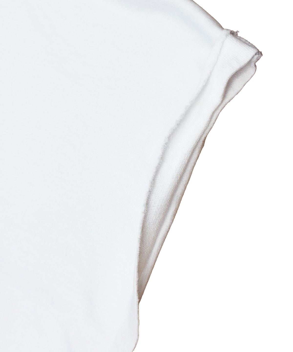 스티그마(STIGMA) RAW-CUT WASHED SLEEVELESS WHITE