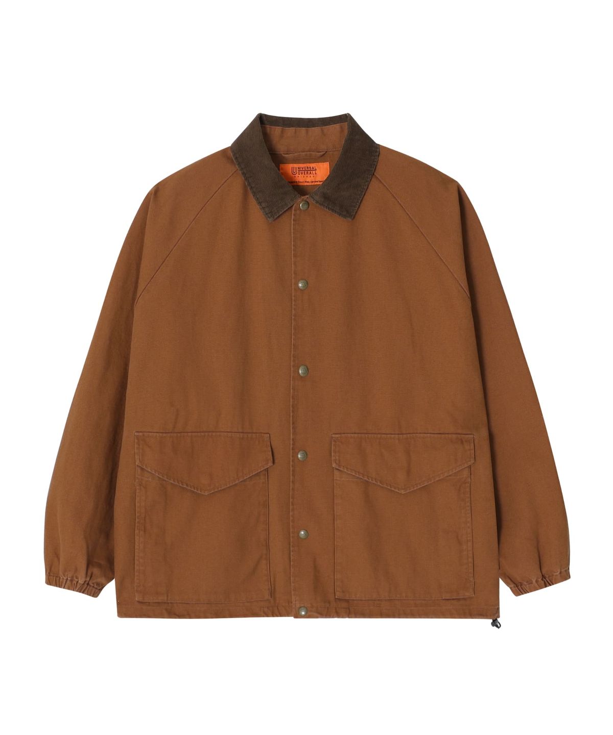 유니버셜 오버롤(UNIVERSAL OVERALL) [JP HERITAGE LINE] COTTON COACH JACKET WALNUT
