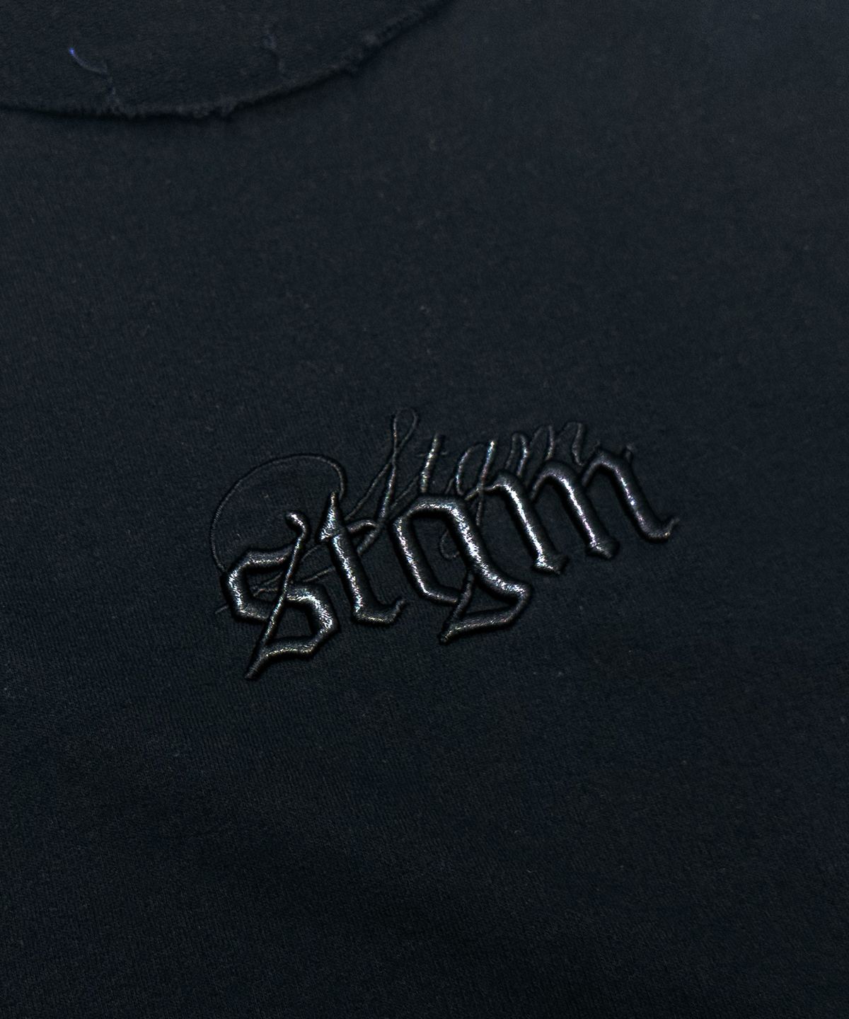 스티그마(STIGMA) RAW-CUT WASHED SLEEVELESS BLACK