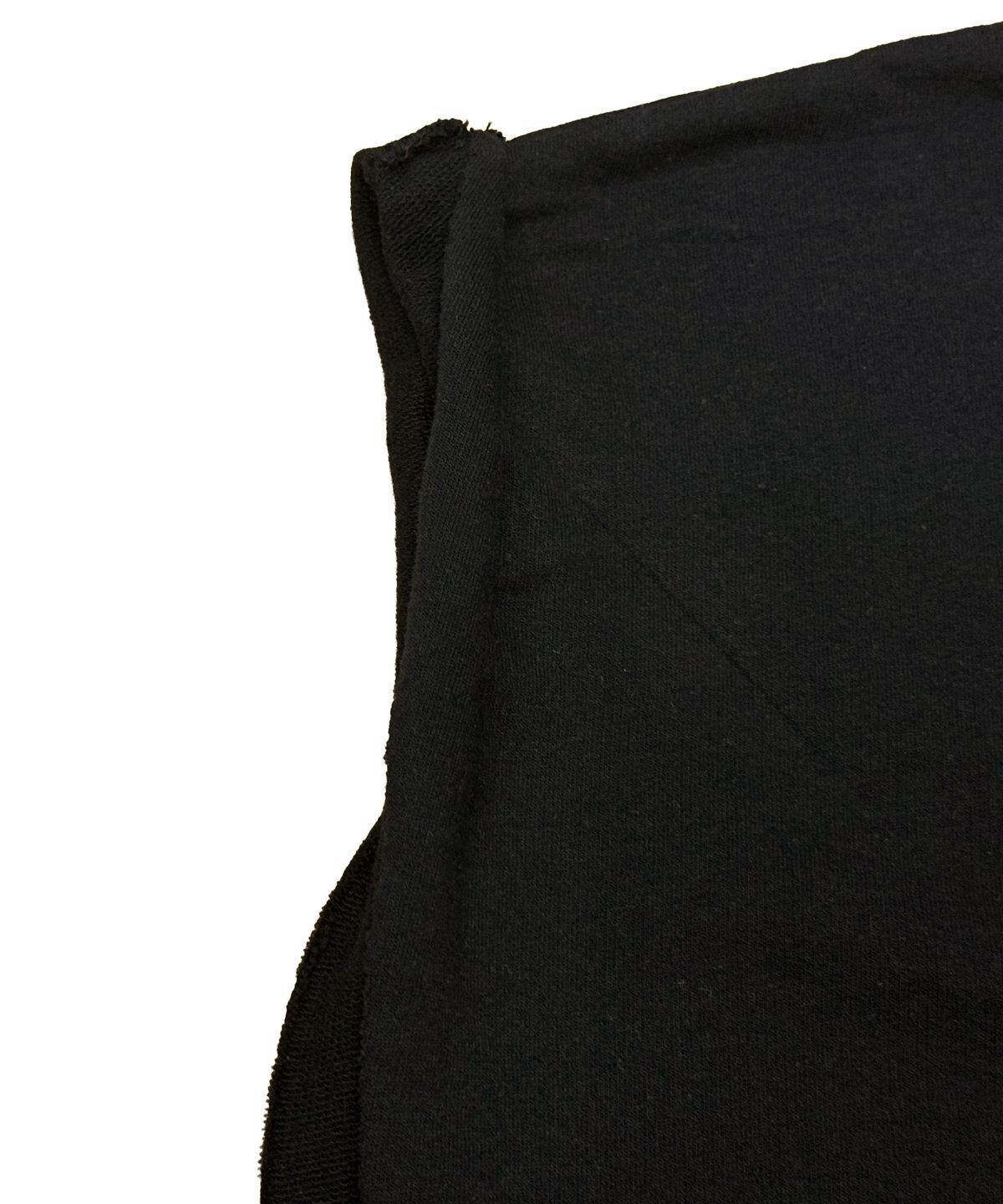 스티그마(STIGMA) RAW-CUT WASHED SLEEVELESS BLACK