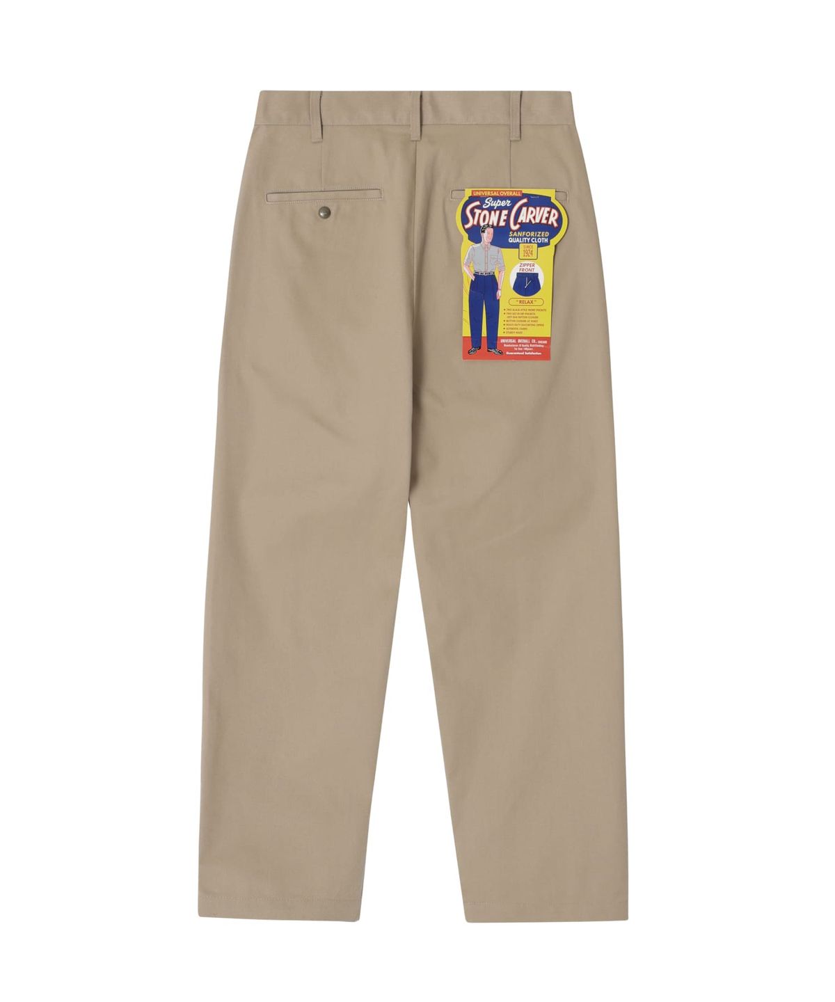 유니버셜 오버롤(UNIVERSAL OVERALL) [JP HERITAGE LINE] RELAX PANTS HT-02 BEIGE
