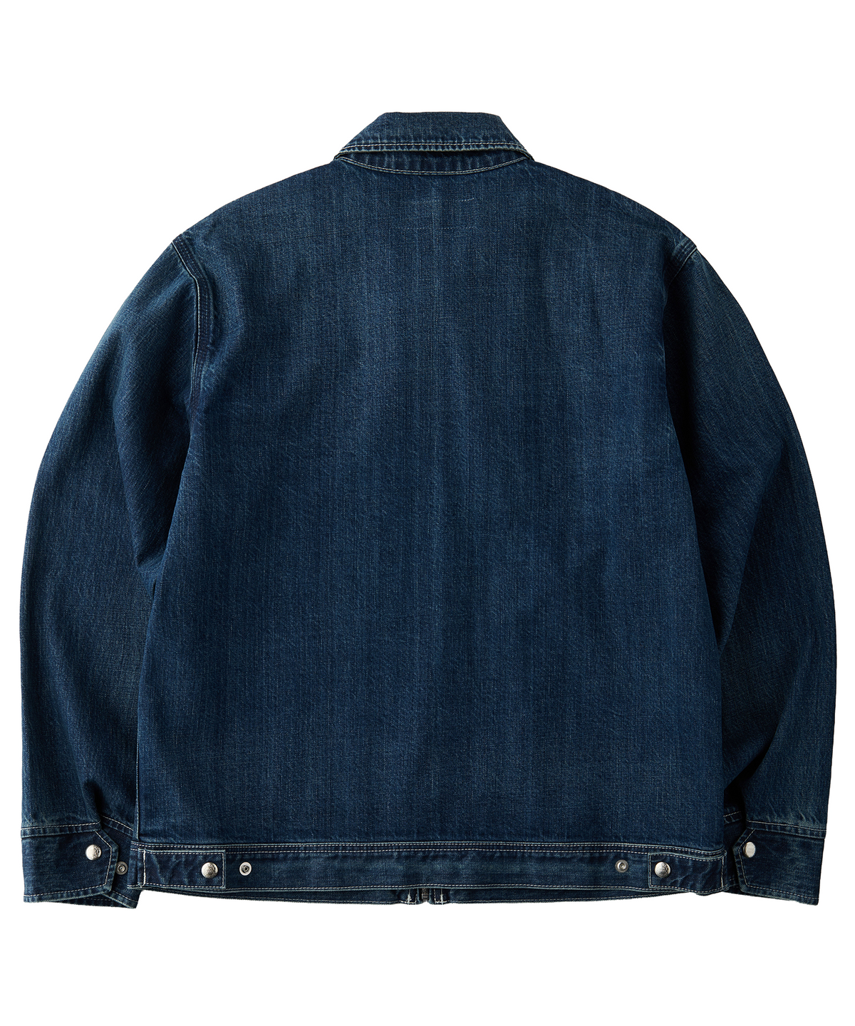 유니버셜 오버롤(UNIVERSAL OVERALL) [JAPAN HERITAGE LINE] CONE DENIM ZIP UP JACKET DEEP BLUE
