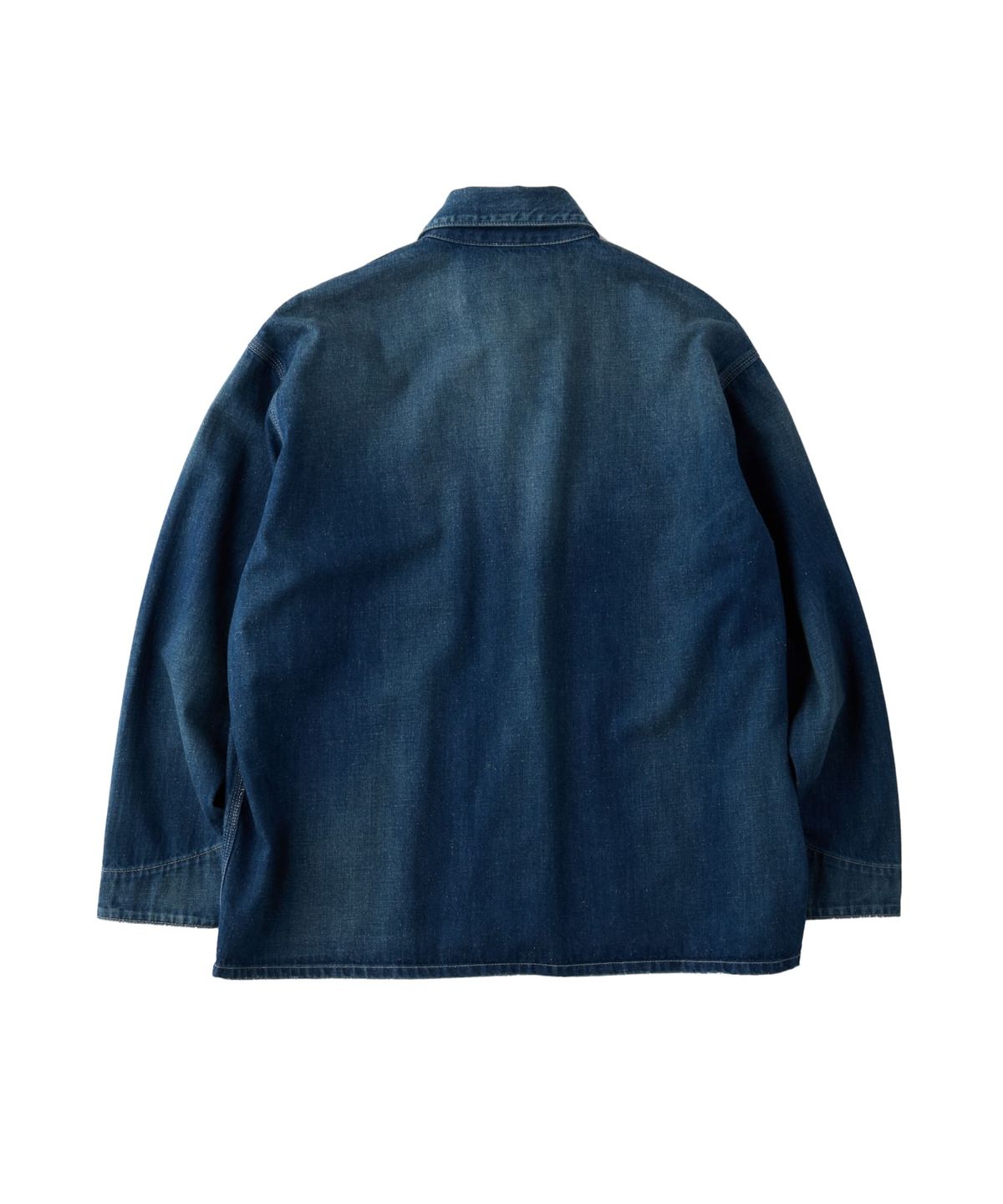 유니버셜 오버롤(UNIVERSAL OVERALL) [JAPAN HERITAGE LINE] NEP DENIM COVERALL BLUE