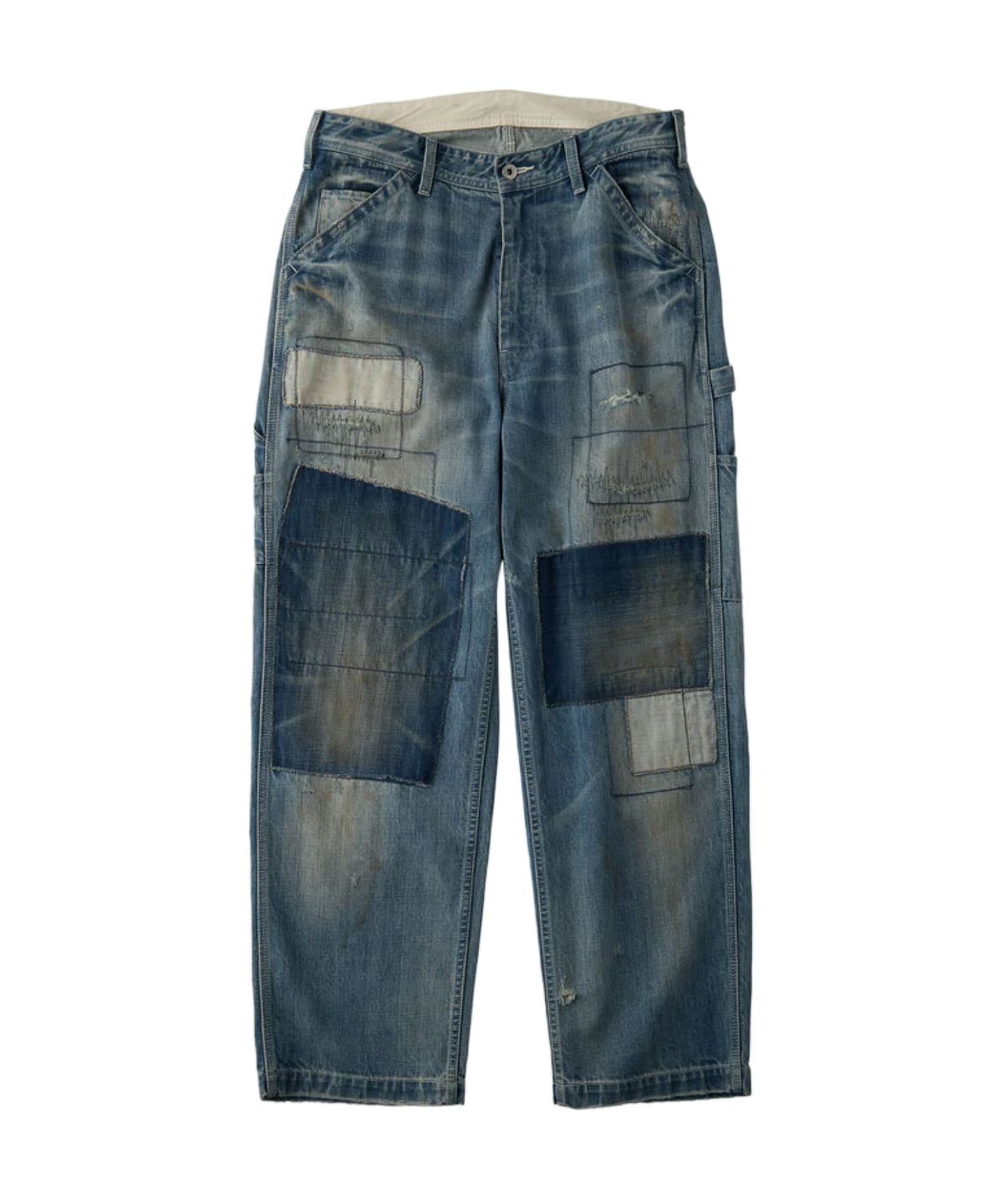 유니버셜 오버롤(UNIVERSAL OVERALL) [JAPAN HERITAGE LINE] PAINTER DENIM PANTS REMAKE