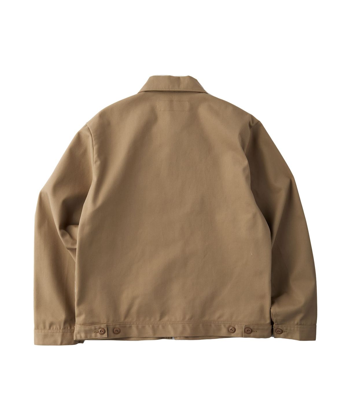 유니버셜 오버롤(UNIVERSAL OVERALL) [JAPAN HERITAGE LINE] ZIP UP 2PK JACKET (BIO WASH) BEIGE