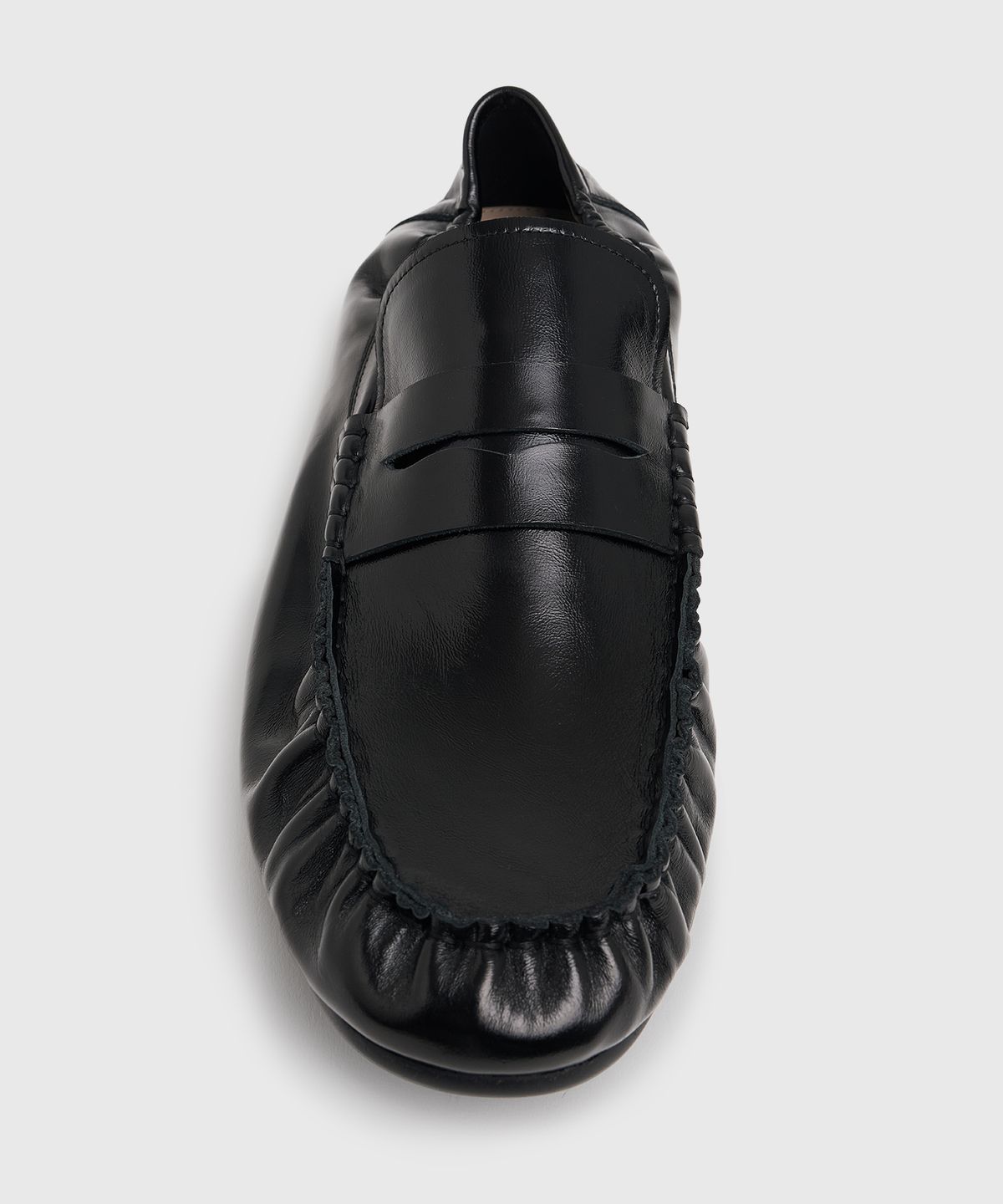 로스트가든(LOSTGARDEN) UNIFORM Pleats Banding Loafer Black