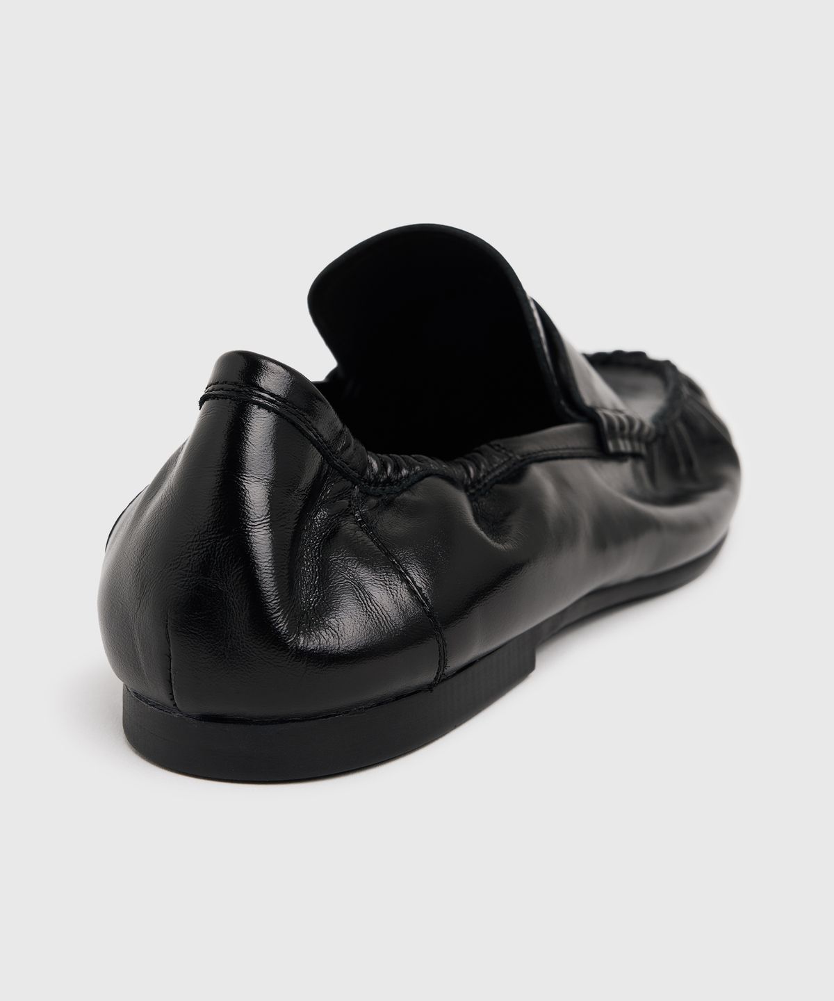 로스트가든(LOSTGARDEN) UNIFORM Pleats Banding Loafer Black