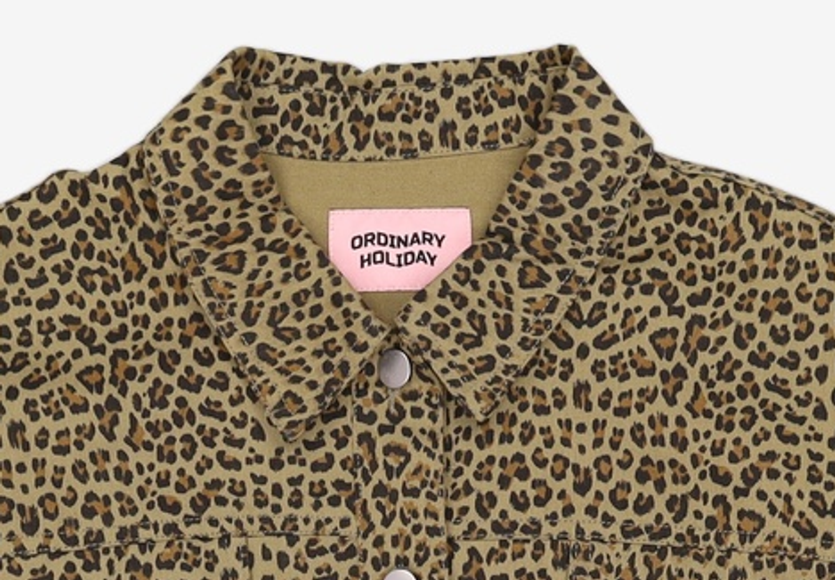 오디너리 홀리데이(ORDINARY HOLIDAY) 레오파드코튼자켓 LEOPARD COTTON JACKET FREE
