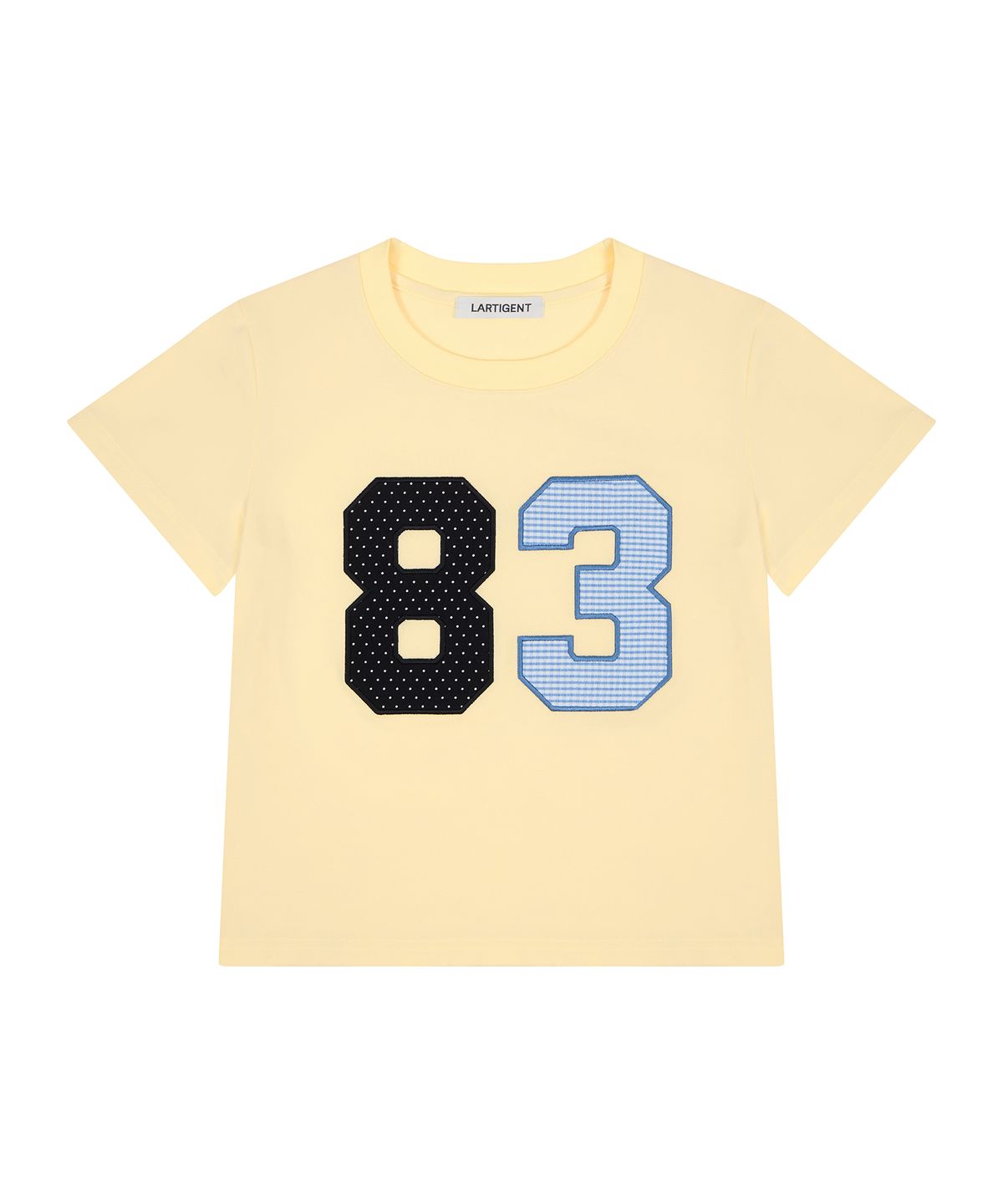 라티젠(LARTIGENT) L24 PATCH T-SHIRT(YELLOW)