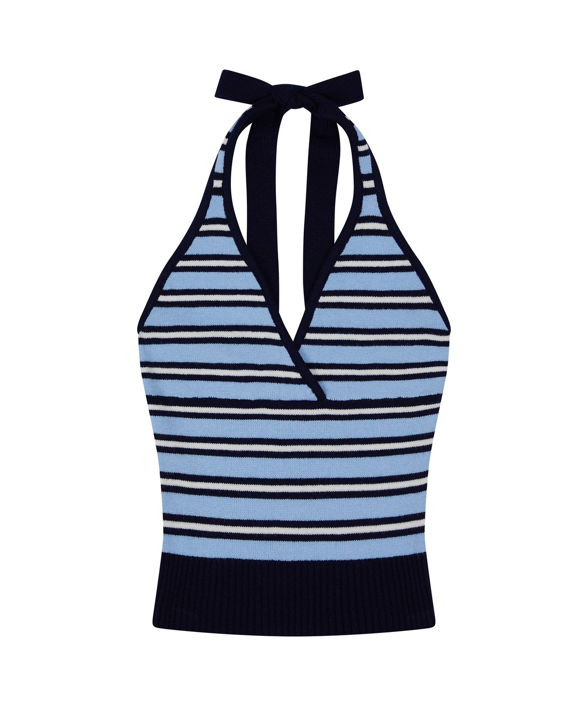 라티젠(LARTIGENT) L24 KNIT HALTER TOP(BLUE)