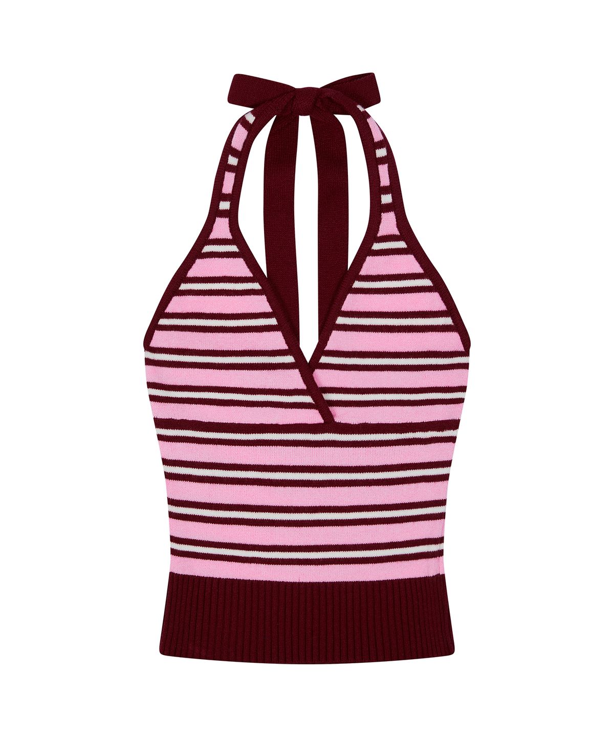 라티젠(LARTIGENT) L24 KNIT HALTER TOP(PINK)