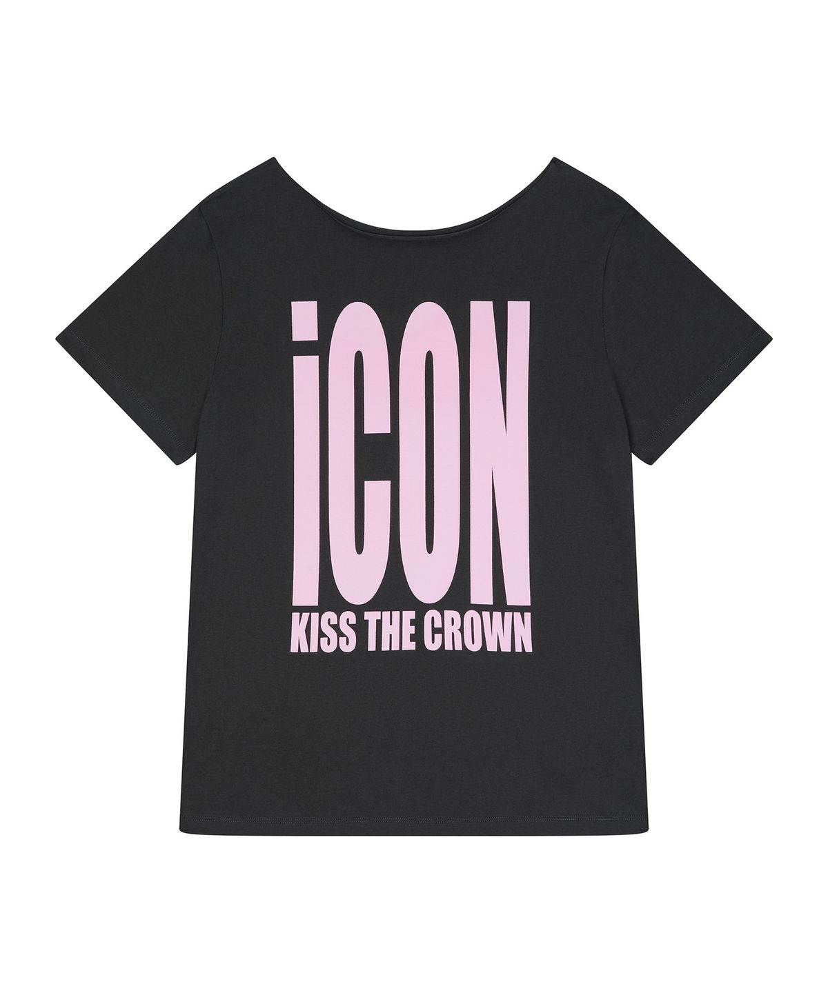 라티젠(LARTIGENT) QUEEN ONE-SHOULDER T-SHIRT(CHARCOAL)