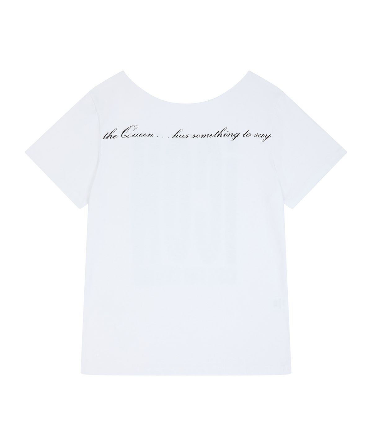 라티젠(LARTIGENT) QUEEN ONE-SHOULDER T-SHIRT(WHITE)