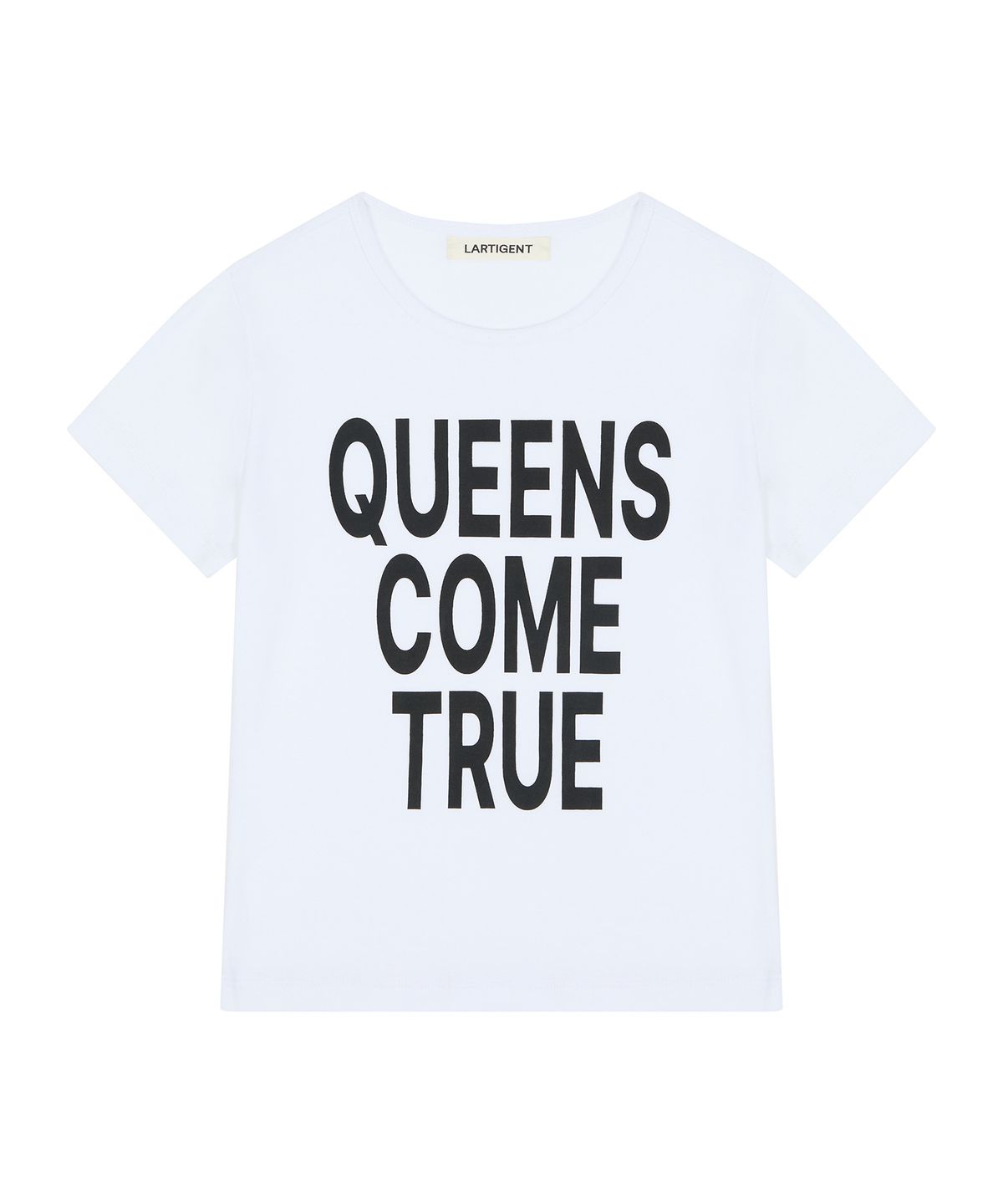 라티젠(LARTIGENT) QUEEN T-SHIRT(WHITE)