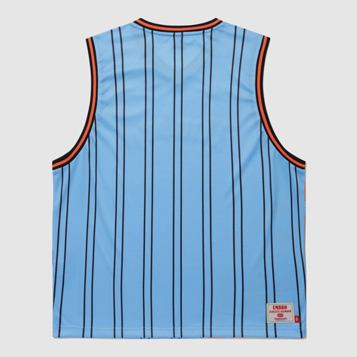 엄브로(UMBRO) 챈트 메쉬 그래픽 스프라이프 슬리브리스 티셔츠 블루 UR321CSL71