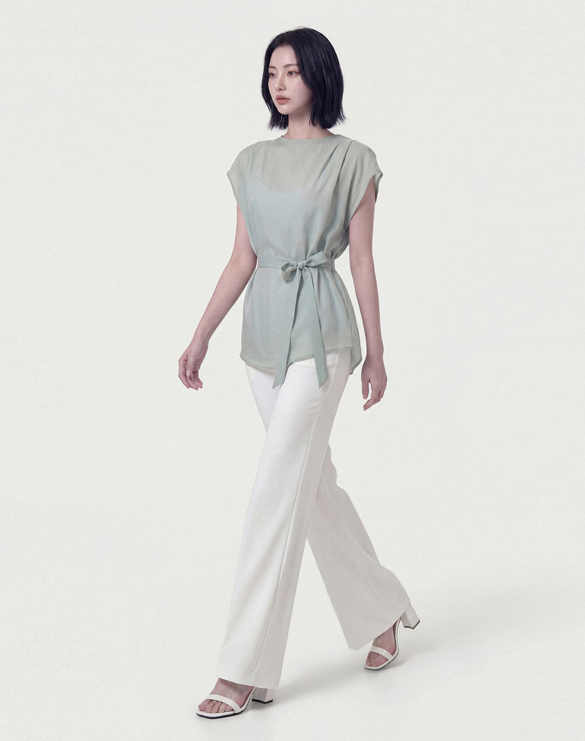 지에마르(GIEMAR) STRAIGHT BANDING SLACKS 3color 스트레이트 밴딩 슬랙스 3color
