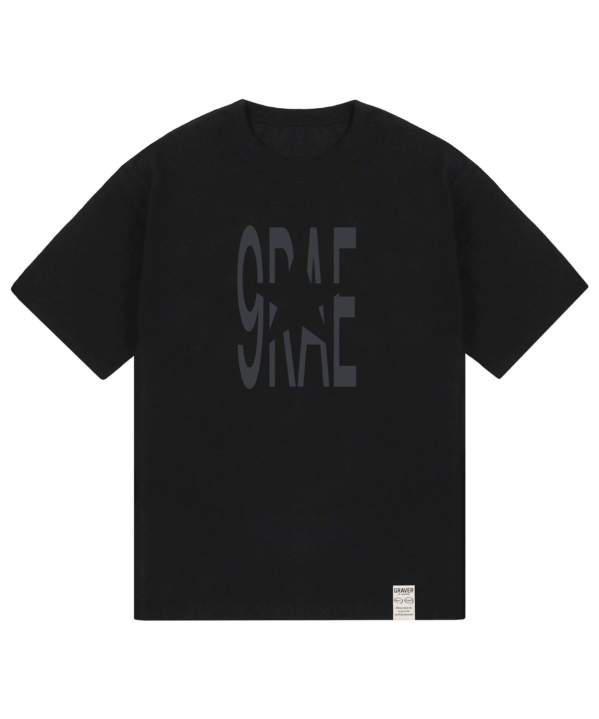 그레이버(GRAVER) [UNISEX]9RAE STAR 반팔티_4color